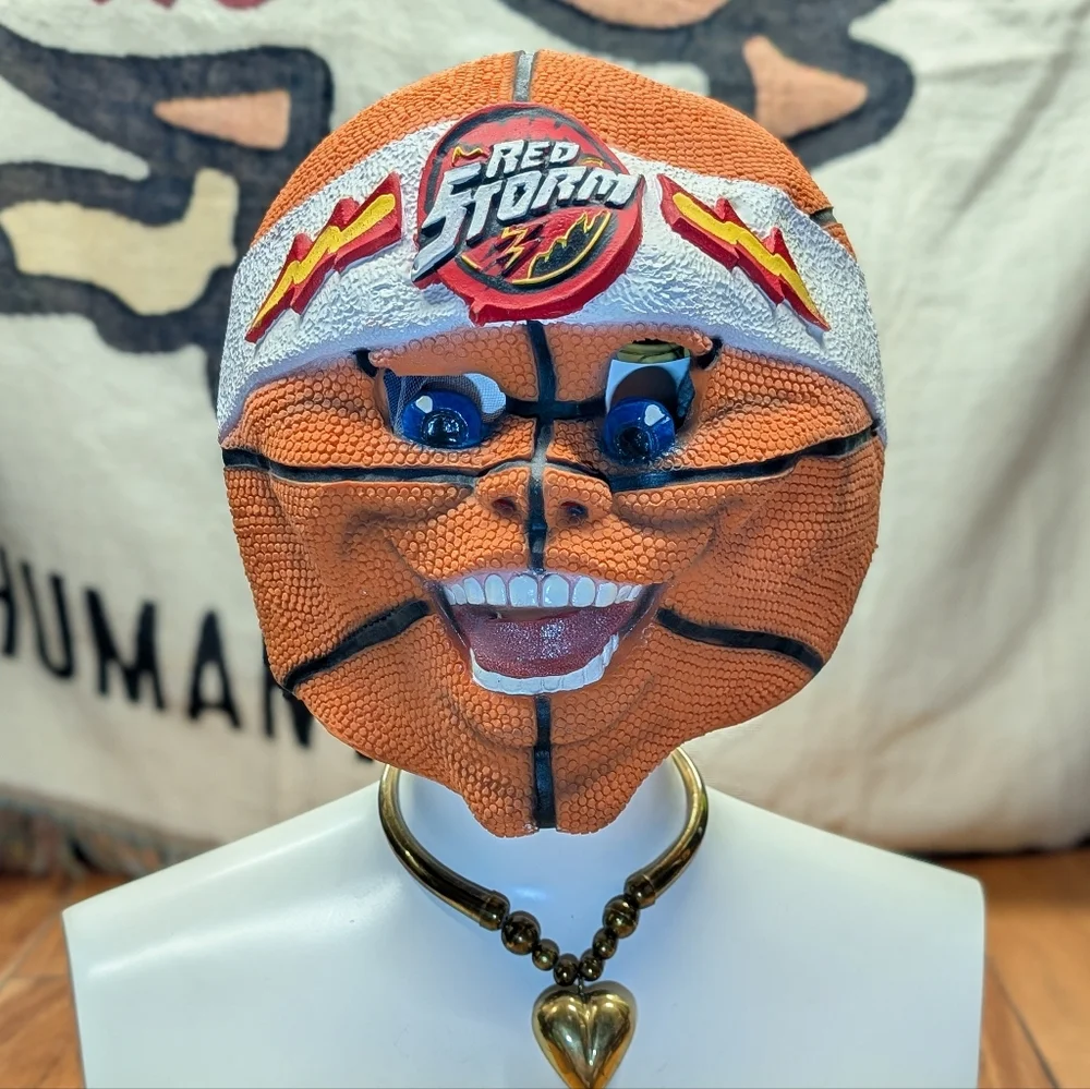 Red Storm Basketball Head Mask (OS)